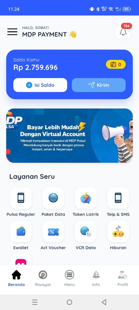 Screenshot Aplikasi MDP Merchants 2